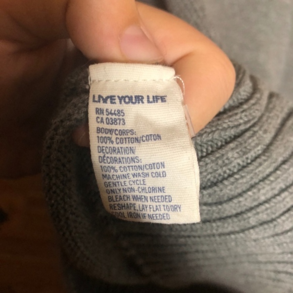 American Eagle Grey Sweatshirt Mens Large - Picture 6 of 6